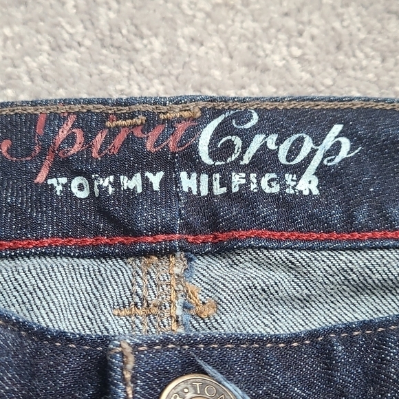 TOMMY Hillfiger Women's Spirit Crop Flare Jeans Size 8 - Picture 3 of 6
